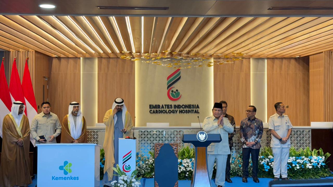 Prabowo dan Putra MBZ Kunjungi RS Kardiologi Solo