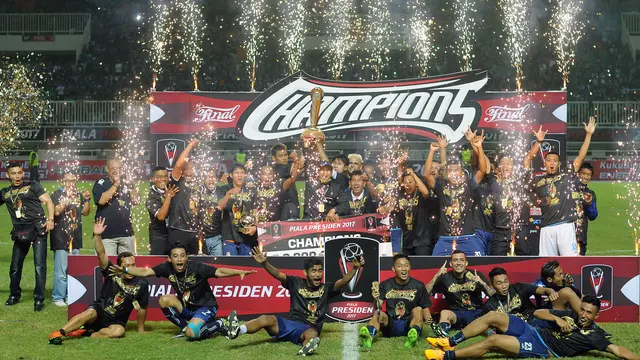 Arema FC menjadi juara Piala Presiden 2017
