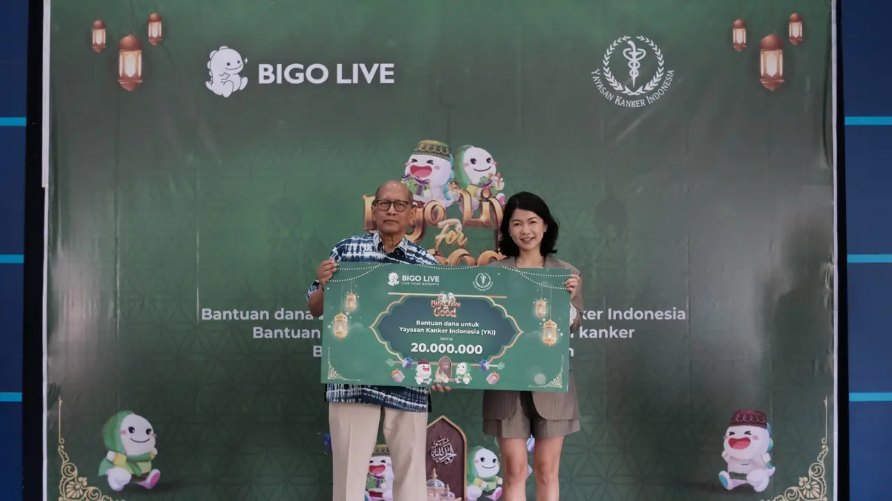Penggalangan dana Bigo Live for Good berhasil mengumpulkan donasi Rp 175 Juta bagi Yayasan Kangker Indonesia.