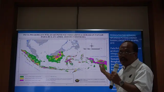 Kepala Pusat Vulkanologi dan Mitigasi Bencana (PVMBG) Badan Geologi Kasbani