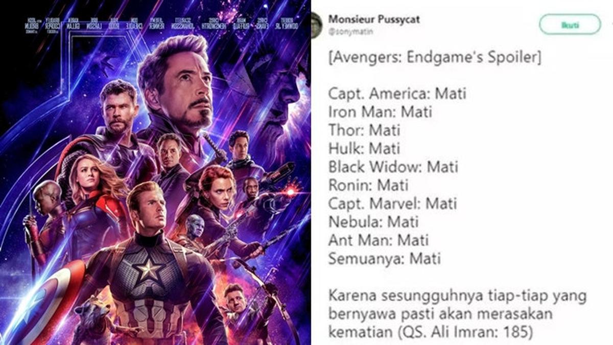8 Spoiler Avengers: Endgame ala Netizen Ini Bikin Susah Nahan Ketawa - Hot  Liputan6.com