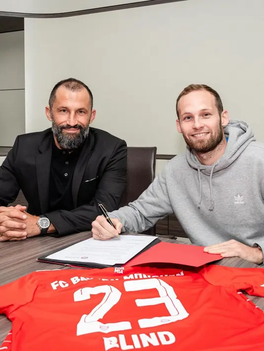 Kepindahan Daley Blind telah diresmikan setelah pemain menjalani tes medis pada Kamis (5/1/2023). (FOTO: instagram.com/fcbayern/)