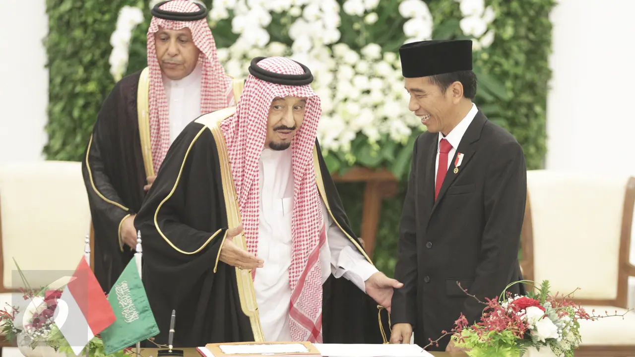 Raja Salman dan Presiden Jokowi