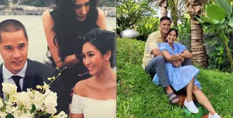 Jelang 13 tahun Anniversary pernikahan, Happy Salma membagikan dua potret jadul. Artis senior itu membagikan dua foto di akun instagramnya. Dalam keterangan fotonya, menyematkan angka 13 dan menghitung terus menghitung.  [Instagram/happysalma]