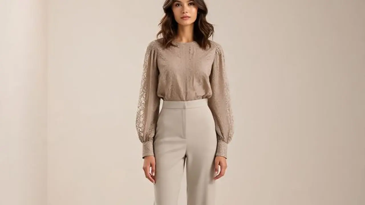 Ilustrasi Model Blouse Lengan Gigot (Sumber Gambar: Meta AI)