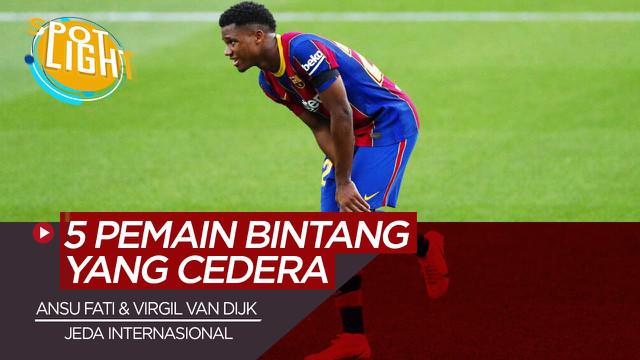 Berita video, termasuk Ansu Fati dan Virgil van Dijk berikut nama pemain yang cedera di jeda internasional