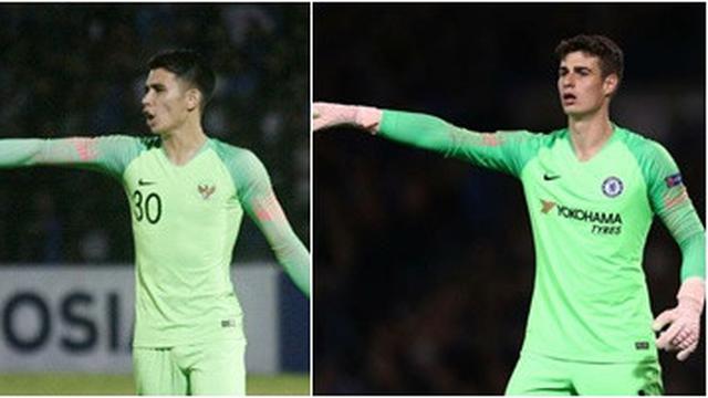 Nadeo Argawinata dan Kepa Arrizabalaga