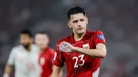 Bek Timnas Indonesia, Justin Hubner, dalam laga melawan Bahrain di SUGBK, Jakarta, Selasa (27/3/2025). (Bola.com/Bagaskara Lazuardi)