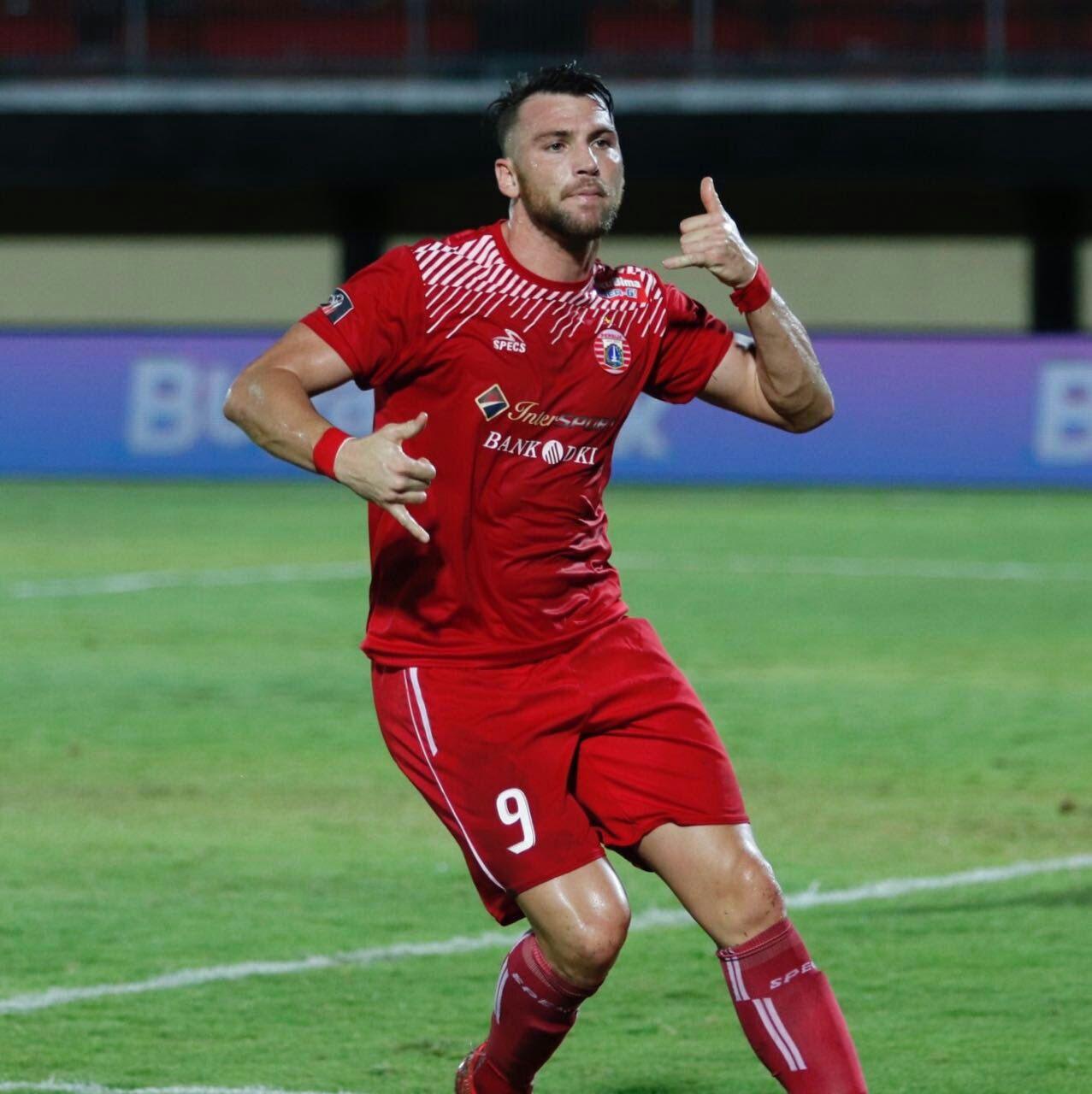 Striker Persija, Marko Simic diprediksi bakal diandalkan melawan Borneo (Persija)