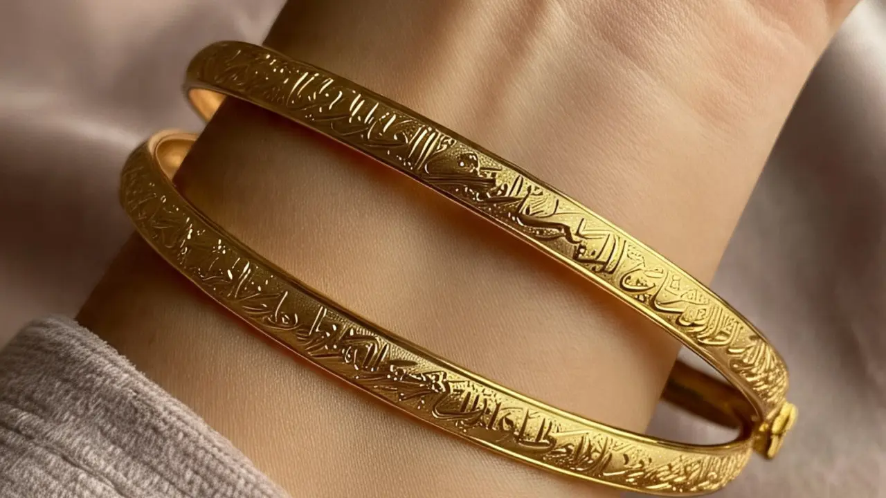 Gelang Emas Bangle Islami (Created by AI)