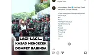 Ada momen unik yang dilakukan Kepala Staf Angkatan Darat (KASAD) Jenderal Dudung Abdurachman saat bertemu dengan para Babinsa (dok: @tni_angkatan_darat)