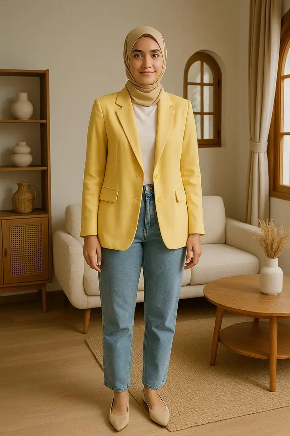 7 Blazer Warna Pastel Trend 2025, Tampil Lembut tapi Powerful