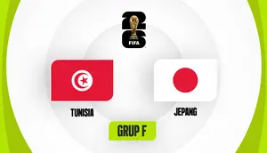 Link Live Streaming Piala Dunia 2026: Tunisia Vs Jepang