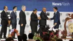 Presiden Jokowi hadir dalam jamuan makan malam bersama para peserta KTT Indian Ocean Rim Association di Planery Hall, JCC, Jakarta 
