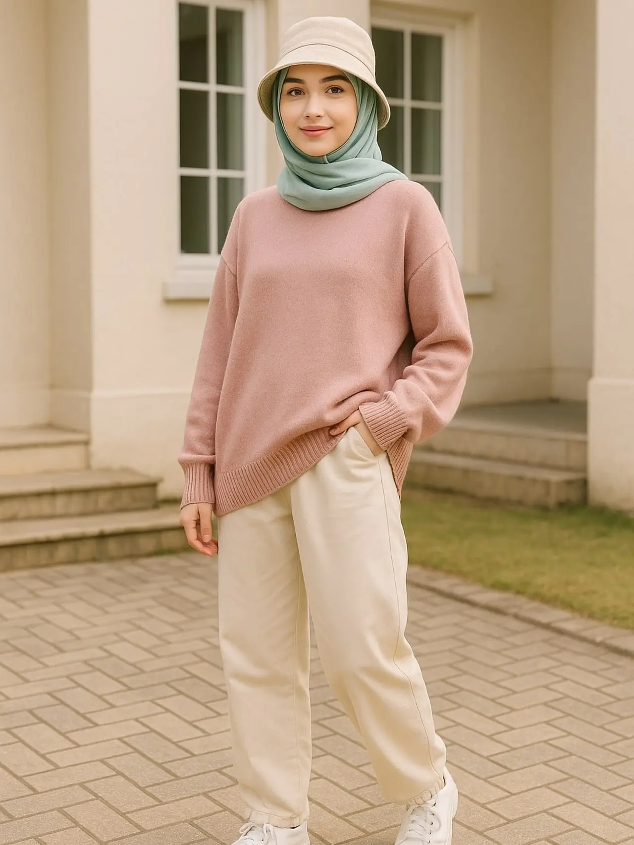Rekomendasi Outfit Cewe Kue Hijab untuk Hangout, Ngopi, dan Foto ...