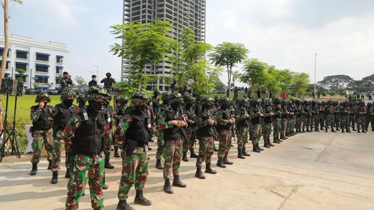 Kawasan Kota Meikarta kembali menjadi arena latihan pertempuran kota, karena lokasinya yang ideal. (Dok Meikarta)