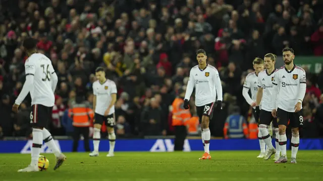 Dibantai Liverpool 7-0 di Liga Inggris, Begini Ekspresi Pemain Manchester United Usai Pertandingan