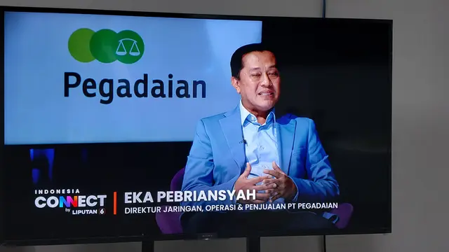 Direktur Jaringan, Operasi, dan Penjualan PT Pegadaian, Eka Febriansyah. (Foto: Liputan6.com/Arief R)
