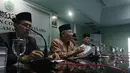 Majelis Ulama Indonesia (MUI) memberikan keterangan pers terkait kebijakan pemerintah tentang hukuman mati untuk terpidana kasus narkoba di Gedung MUI, Jakarta, Selasa (3/3/2015). (Liputan6.com/Faizal Fanani)