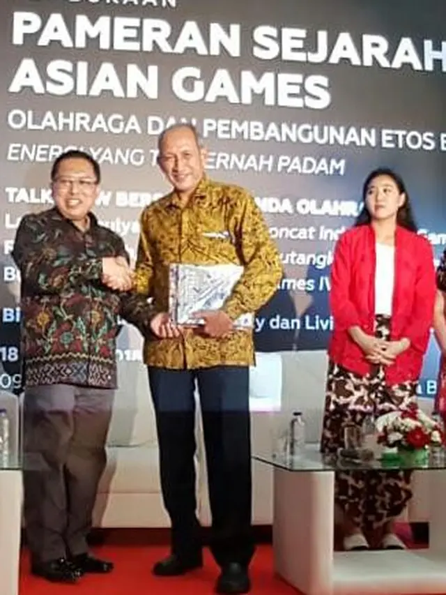 Pameran Asian Games di Museum Nasional