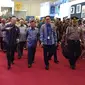 Wakil Presiden RI Jusuf Kalla menyambangi booth GIIAS 2019. (Septian / Liputan6.com)