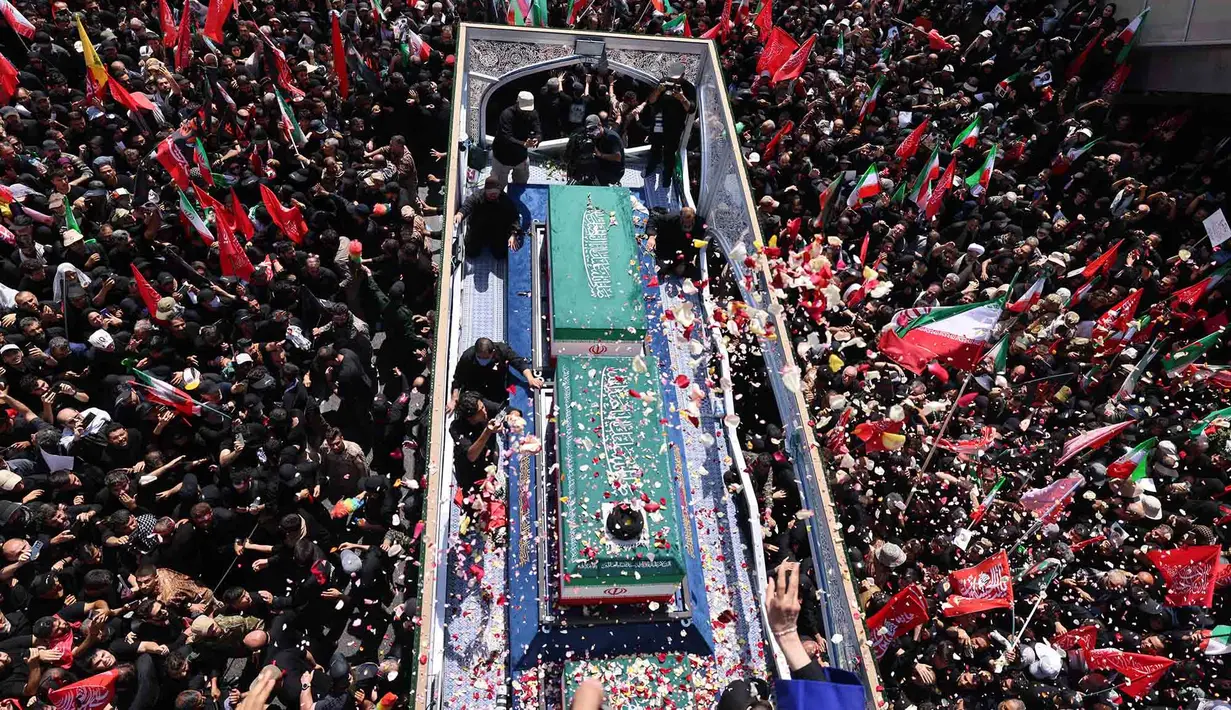 Jutaan Pelayat Antar Ali Khamenei Menuju Peristirahatan Terakhir