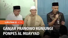 Gubernur Jawa Tengah, Ganjar Pranowo berkunjung ke Pondok Pesantren Al Muayyad Solo, Jawa Tengah. Selain bersilaturahmi, Ganjar juga pamit sebagai Gubernur, yang masa jabatannya berakhir 5 September mendatang.