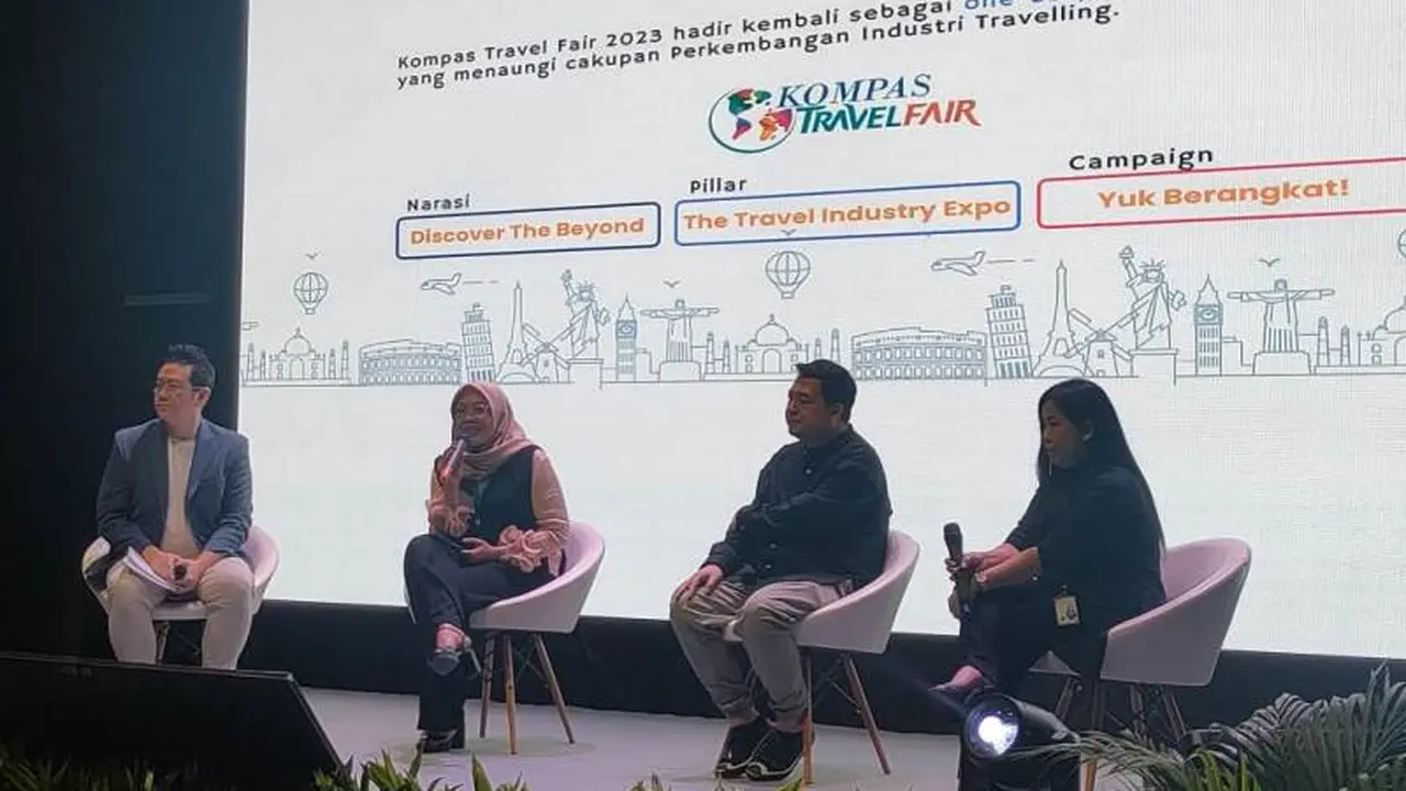Konferensi Pers Kompas Travel Fair 2023