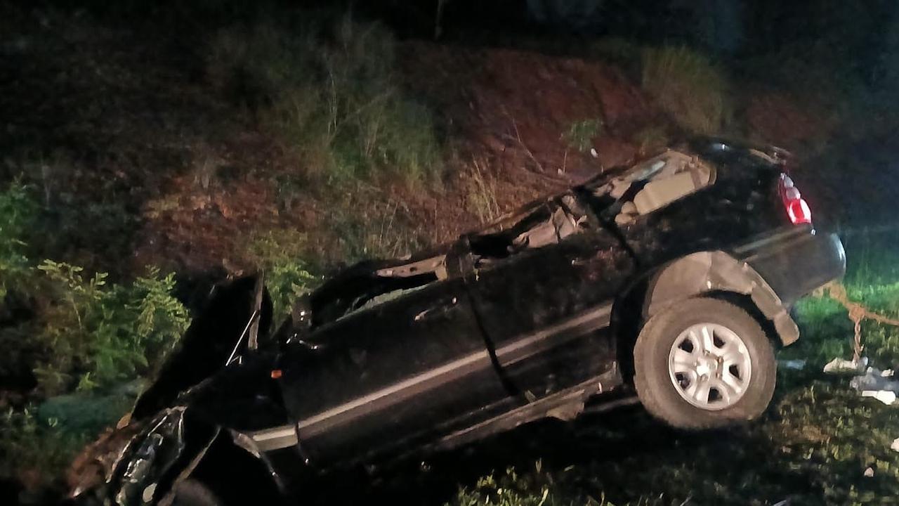Detik-Detik Land Cruiser Bawa Anggota DPRD Lampung Kecelakaan di Tol, Ini Penampakan Mobilnya Ringsek Parah