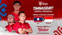 Jadwal Pertandingan Piala AFF 2020 Minggu, 12 Desember 2021 : Indonesia Vs Laos