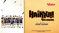 Sinopsis dan Link Streaming Seri Anime Haikyu Season 4 di Vidio: Tantangan Meraih Kemenangan Nasional
