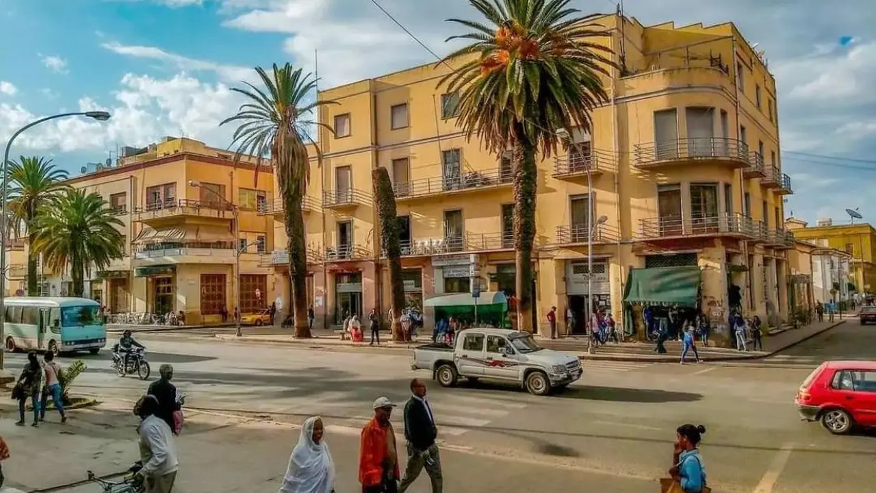 Suasana di ibu kota Aritrea, Asmara