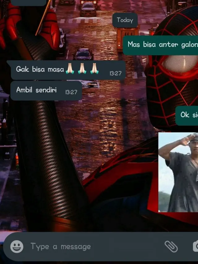 6 Chat Lucu dengan Tukang Galon Ini Bikin Ketawa