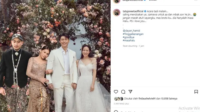 Tata Janeeta - Hyun Bin (Foto: Instagram/@tatajaneetaofficial)