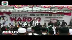 Massa yang mengatasnamakan Jawara dan Ulama Banten melakukan deklarasi di Kota Serang, memberikan dukungan kepada Jokowi dan Ma'ruf Amin di Pilpres 2019.