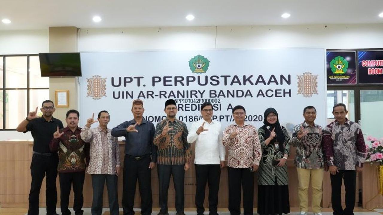 Akreditasi Perpustakaan UIN Ar-Raniry Raih Predikat A dari Perpusnas RI