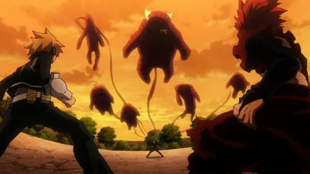 Katsuki Bakugo bersama teman-temannya vs Mummy
