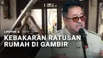 Lebih dari 100 rumah di Batu Ceper, Gambir, Jakarta Pusat, terbakar pada Senin. Lebih dari 800 jiwa terdampak, dan mengungsi di sejumlah posko.