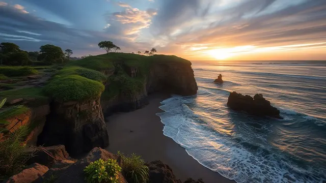 jenis pantai (ilustrasi by qwen.ai)
