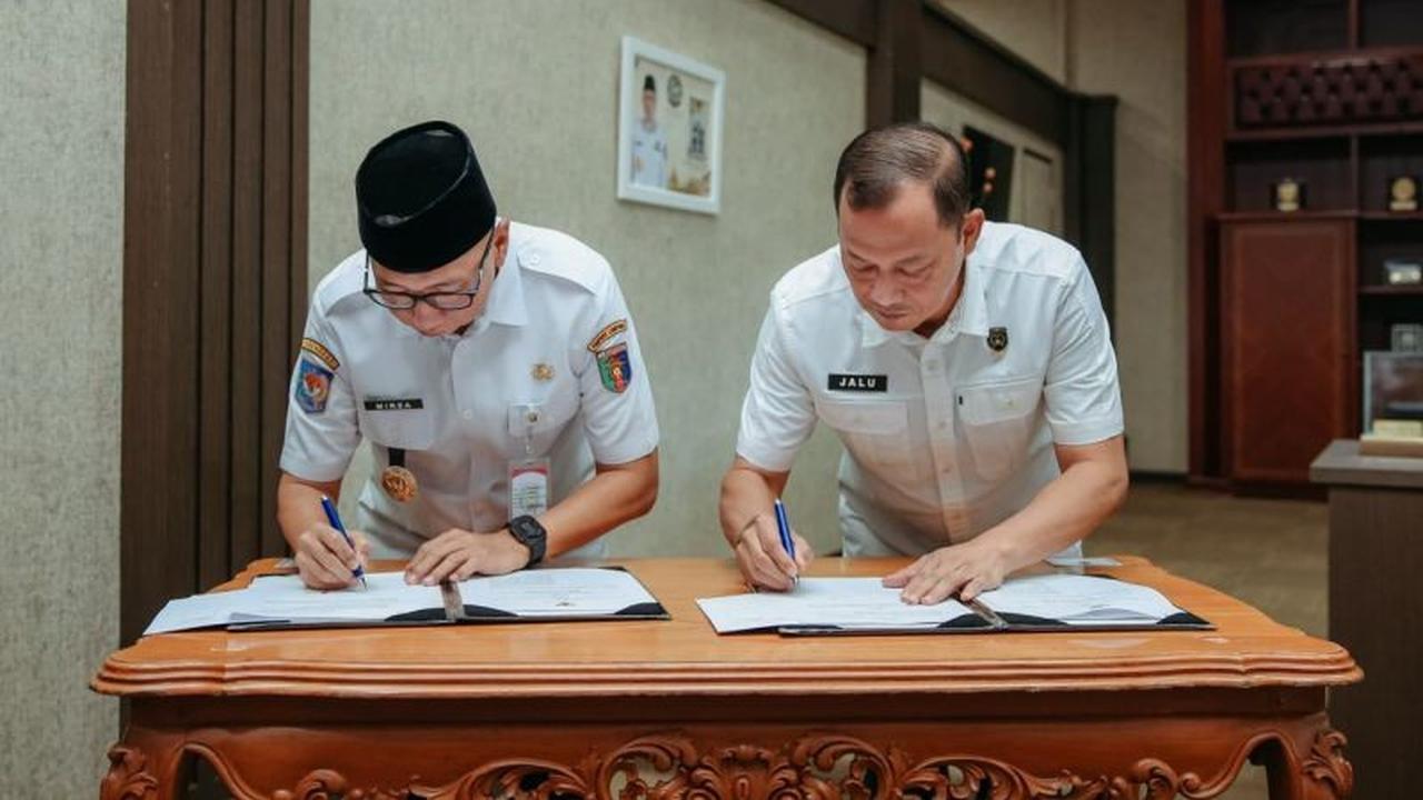 Perkuat Sinergi, Kanwil Ditjenpas dan Pemprov Lampung Teken MoU Pelaksanaan Pidana Kerja Sosial