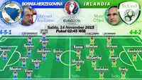 Bosnia-Herzegovina vs Irlandia (Bola.com/Samsul Hadi)