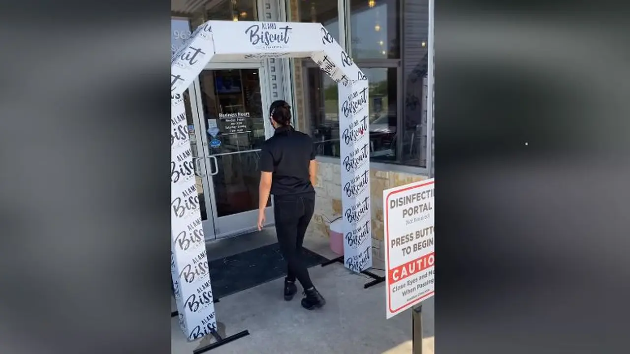 Portal disinfektan