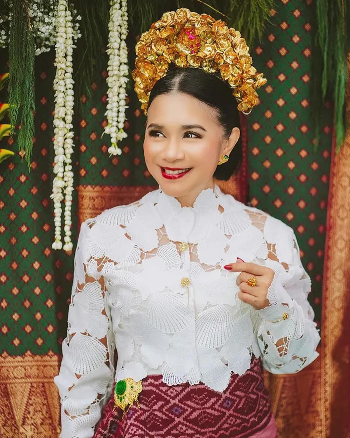 5 Potret Artis di Upacara Penurunan Bendera HUT ke-80 RI di Istana Merdeka