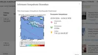 Gempa Hari Ini Minggu 15 September 2024 di Akhir Pekan, Dua Kali Getarkan Indonesia