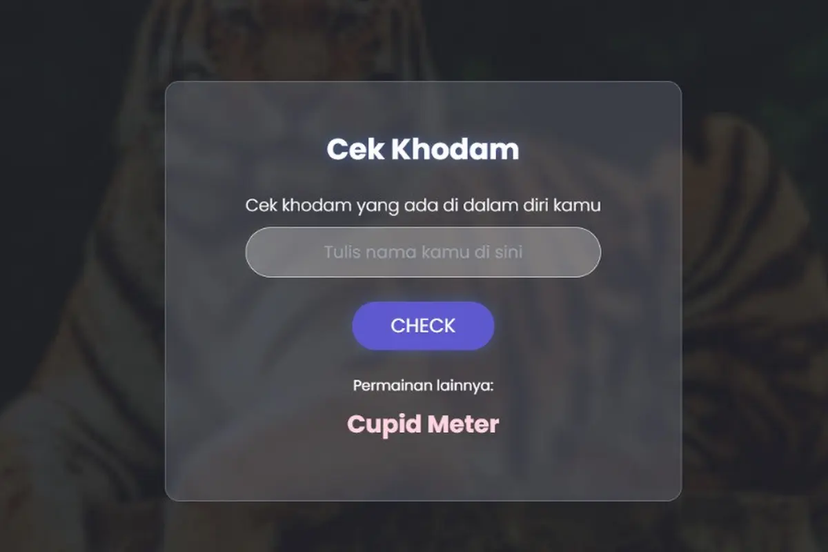 cek khodam