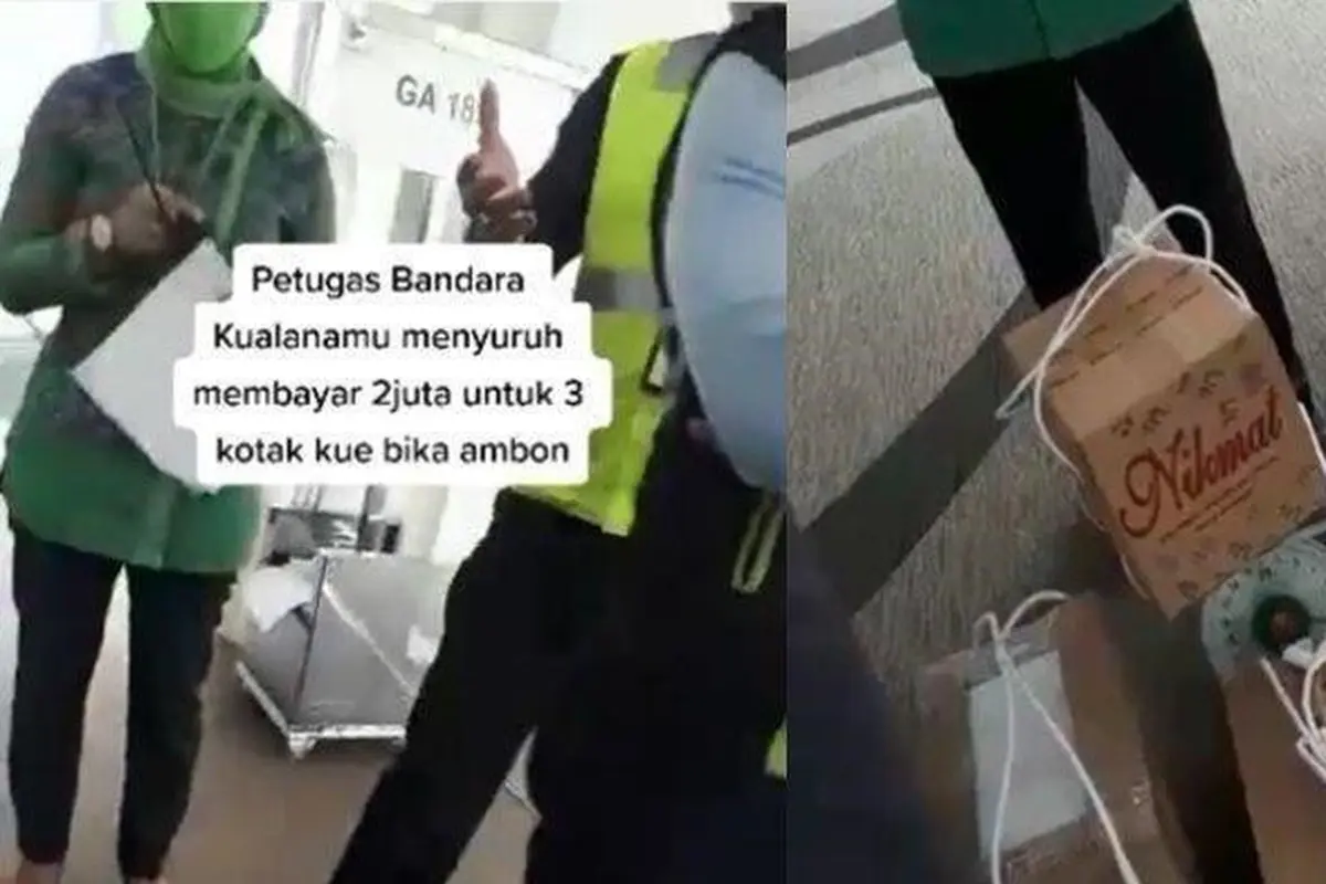 Viral Penumpang di Bandar Kualanamu Cekcok dengan Petugas, Bawa 3 Kotak Bika Ambon Kena Denda Rp 2 Juta