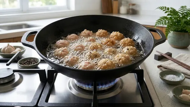 Teknik Menggoreng Agar Bakso Menjadi Kopong