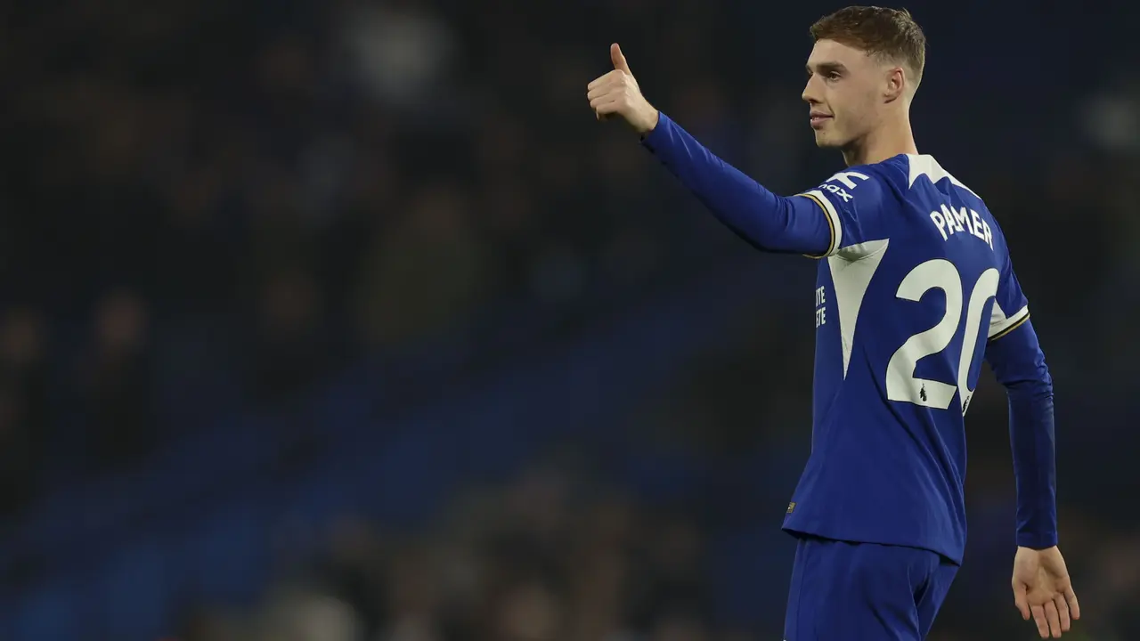 Cole Palmer - Chelsea Vs Newcastle United di Premier League 2023/2024.