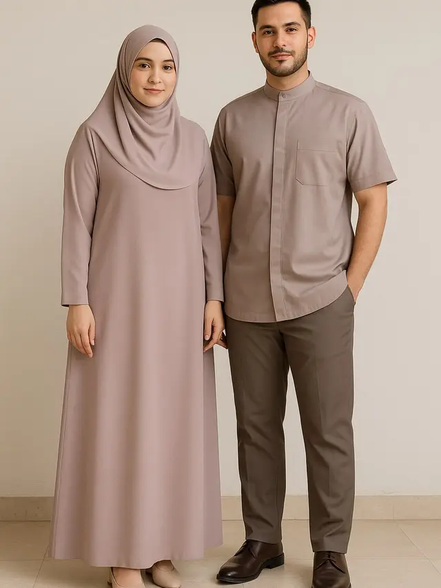 Inspirasi Baju Couple Muslim Syari