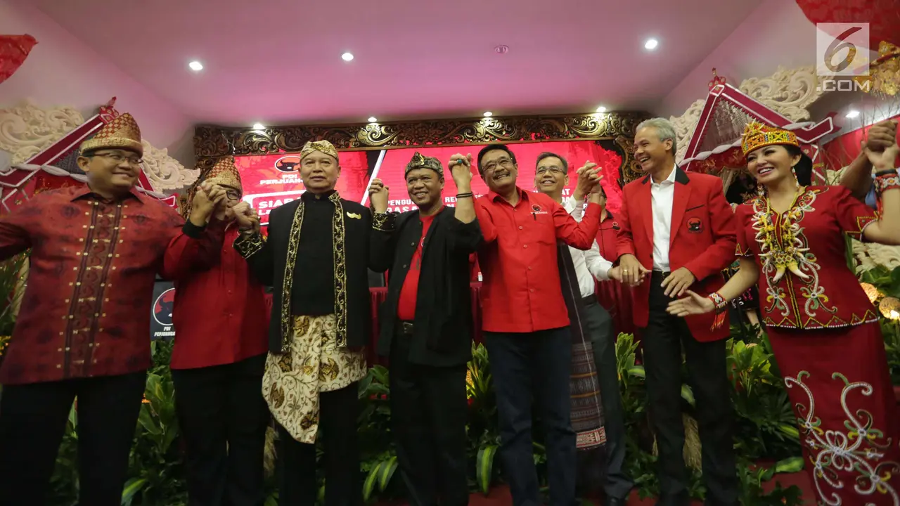 PDIP Umumkan Lima Pasangan Cagub Dan Wagub Pilkada Serentak 2018